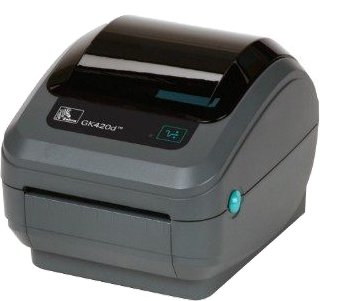 Zebra GK420d - Etikettendrucker, Thermodirekt, 203 dpi (USB+RS232+LPT)